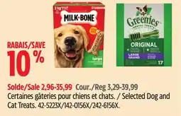 Canadian Tire Selected Dog and Cat Treats offer