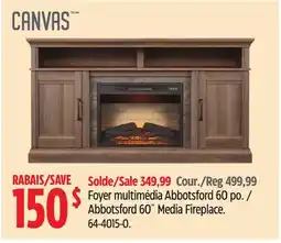 Canadian Tire Abbotsford 60˝ Media Fireplace offer