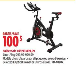 Canadian Tire Selected Elliptical Trainer or Exercise Bikes offer