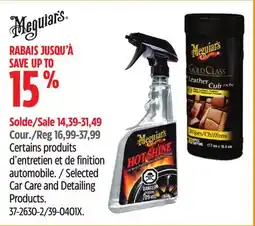 Canadian Tire Selected Car Care and Detailing Products offer