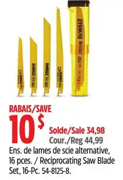 Canadian Tire Reciprocating Saw Blade Set, 16-Pc offer