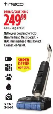 Canadian Tire H2O Hammerhead Mess Detect Cleaner offer