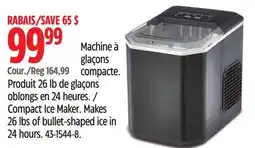 Canadian Tire Compact Ice Maker offer