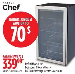 Canadian Tire MasterChef 115-Can Beverage Centre offer