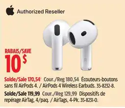 Canadian Tire AirPods 4 Wireless Earbuds offer