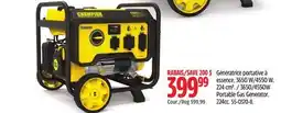 Canadian Tire CHAMPION POWER EQUIPMENT 3650/4550W Portable Gas Generator offer