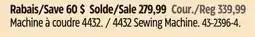 Canadian Tire 4432 Sewing Machine offer