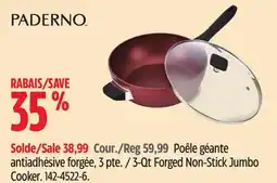 Canadian Tire Paderno 3-Qt Forged Non-Stick Jumbo Cooker offer