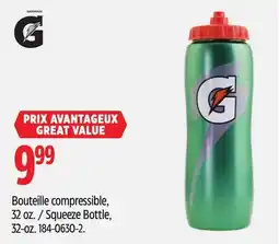 Canadian Tire Gatorade Squeeze Bottle offer