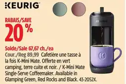 Canadian Tire K-Mini Mate Single-Serve Coffeemaker offer