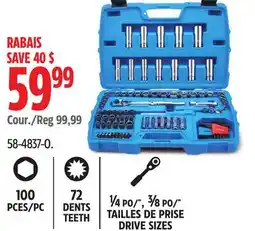 Canadian Tire Mastercraft General Use Socket Sets offer