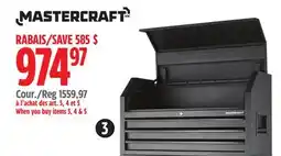 Canadian Tire MASTERCRAFT 41 3-Drawer Tool Chest with Built-ln offer