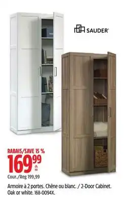 Canadian Tire 2-Door Cabinet offer
