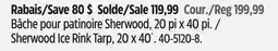 Canadian Tire Sherwood Ice Rink Tarp, 20 x 40´ offer