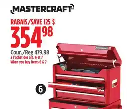 Canadian Tire MASTERCRAFT Coffre à outils à 4 tiroirs offer