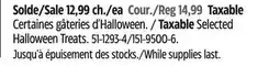 Canadian Tire Taxable Selected Halloween Treats offer