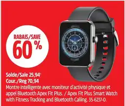 Canadian Tire Apex Fit Plus Smart Watch with Fitness Tracking and Bluetooth Calling offer