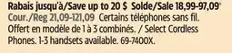 Canadian Tire Select Cordless Phones offer