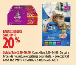 Canadian Tire Purina Selected Cat Food and Treats offer