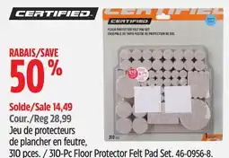 Canadian Tire 310-Pc Floor Protector Felt Pad Set offer