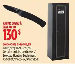 Canadian Tire Selected Hunting Equipment offer