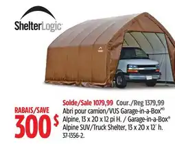 Canadian Tire Garage-in-a-Box Alpine SUV/Truck Shelter, 13 x 20 x 12´ h offer