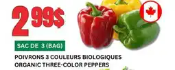 Marches Tau POIVRONS 3 COULEURS BIOLOGIQUES offer
