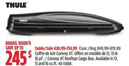 Canadian Tire Convoy XT Rooftop Cargo Box offer