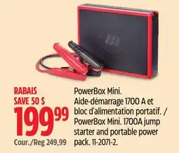 Canadian Tire PowerBox Mini offer