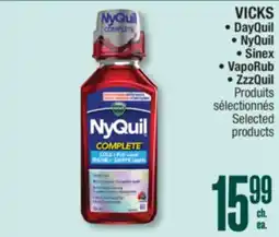 Jean Coutu VICKS NyQuil COMPLETE DayQuil, NyQuil, Sinex, VapoRub, ZzzQuil Selected products offer