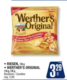 Jean Coutu • RIESEN, 135 g • WERTHER'S ORIGINAL Bonbons offer