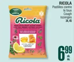 Jean Coutu RICOLA Cough lozenges offer