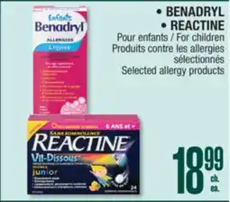 Jean Coutu • BENADRYL • REACTINE offer