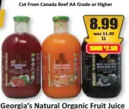 Starsky Georgia's Natural Organic Fruit Juice offer