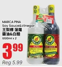 Btrust Supermarket Marca Pina soy sauce & vinegar offer