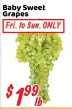 Nations Fresh Foods Baby Sweet Grapes offer
