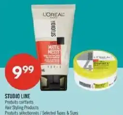 Pharmaprix L'oreal studio line hair styling products offer