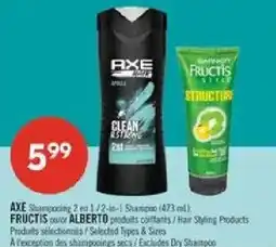 Pharmaprix Axe shampoo 2 in 1 / 2-in-1 shampoo offer