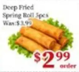 Nations Fresh Foods Deep Fried Spring Roll Specs offer