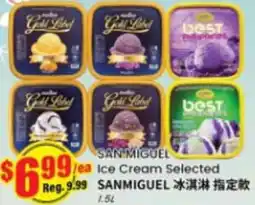 Btrust Supermarket Sanmiguel ice cream selected offer