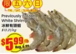 Btrust Supermarket Previously Frozen White Shrimp offer