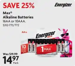 Home Hardware Energizer Max Alkaline Batteries offer