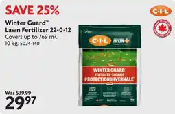 Home Hardware C-I-L winter guard lawn fertilizer offer
