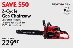 Home Hardware Benchmark 2-Cycle Gas Chainsaw offer