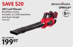 Home Hardware Benchmark 40V Leaf Blower offer