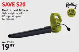 Home Hardware Radley electric leaf blower offer