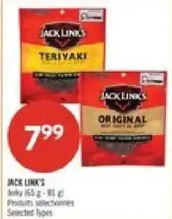 Pharmaprix Jack Link's jerky offer