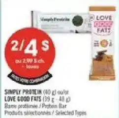 Pharmaprix Simply Protein selected types offer