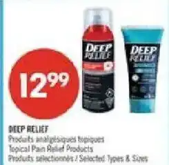 Pharmaprix Deep Relief topical pain relief products offer