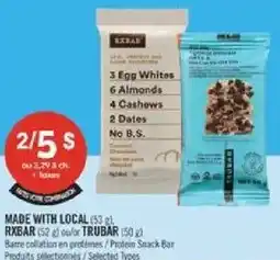 Pharmaprix Rxbar protein snack bar offer